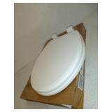 Toliet Seat White , (cracked a bit)