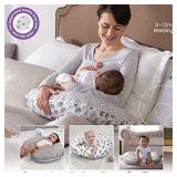 Boppy Nursing Pillow Bare Naked | Breastfeeding and Bottle Feeding, Propping Baby, Tummy Time, Sitting Support | Pillow Only