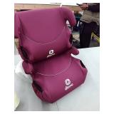 Diono Solana, No Latch, Pack of 2 Backless Booster Car Seats, Lightweight, Machine Washable Covers, Cup Holders, Pink