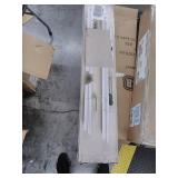 Melannco Floating Wall Mount Molding Ledge Shelves, Set of 4, White
