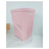Laundry Basket PINK (Small Crack at bottom )
