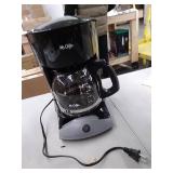Mr. Coffee 12-Cup Coffee Maker, Black (Broken)