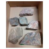 Lot of 6 Rock/ Mineral Specimens | Petrified Wood