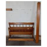 VTG Solid Wood Spoke Bed Frame | Full