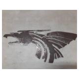 Hutchinson CC Blue Dragons Metal Logo | 22" x 9.25"