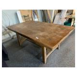 Large MCM Wood Dining Table | 72" x 42" Table Top