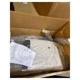 Merax Fabric Dining Chairs with Nailhead and Solid Wood Legs, Set of 2