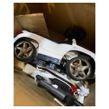 Best Ride On Cars 4 in 1 Mercedes Battery Powered Push Car, White