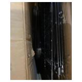 Indoor-outdoor Small Pet Habitat Cage With Canvas Bottom, With Divider, Black