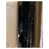 Indoor-outdoor Small Pet Habitat Cage With Canvas Bottom, With Divider, Black