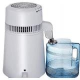 Mophorn Pure Water Distiller 750W, Purifier Filter Fully Upgraded with Handle 1.1 Gal /4L, BPA Free Container, Perfect for Home Use, White