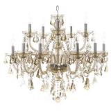 Generic Island Lights Crystals Chandelier 15 Lights Ceiling Fixtures Color Cognac Â¡Â­