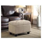 Convenience Concepts Designs4Comfort No Tools 5th Avenue Storage Ottoman
