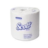 Scott Standard Roll Bathroom Tissue, White, 80 / Carton (Quantity)