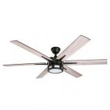 Honeywell Kaliza 56-Inch Espresso Bronze Indoor LED Ceiling Fan with Remote