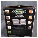 Omega Compact Slow Speed Multi-Purpose Nutrition Center Juicer, Silver, CNC80S