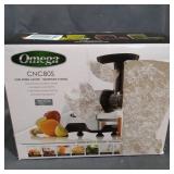 Omega Compact Slow Speed Multi-Purpose Nutrition Center Juicer, Silver, CNC80S