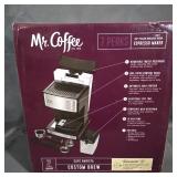 Mr. Coffee - CafÃ© Barista Single Serve 3-in-1 Espresso Machine with 15 with Bars of Pressure with Milk Frother - Stainless Steel