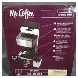 Mr. Coffee - CafÃ© Barista Single Serve 3-in-1 Espresso Machine with 15 with Bars of Pressure with Milk Frother - Stainless Steel