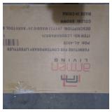 Maddie Faux Leather Barstool, 26" Counter Height, Brown