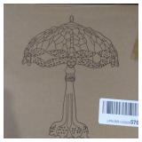 Empress Tiffany-Style 2 Light Dragonfly Table Lamp 16" Shade