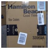 Hamilton Beach 33969 Set & Forget Digital 6 Qt Programmable Slow Cooker Crockpot