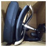 OFFICE CHAIR BLACK ADJUSTABLE 1 TOUCH