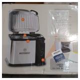 Masterbuilt 10 Liter XL Electric Fryer, Boiler, Steamer in Silver