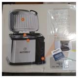 Masterbuilt 10 Liter XL Electric Fryer, Boiler, Steamer in Silver
