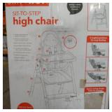 Skip Hop Sit-To-Step Highchair in Grey/white at Nordstrom