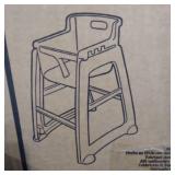 Rubbermaid FG781408BLA Sturdy Chair Hi-Chair Without Wheels