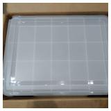 PLASTIC STORAGE CONTAINERS WITH LIDS CASE OF 4