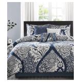 Madison Park Vienna Cotton 7-Pc. King Comforter Set Bedding