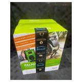 Palma 8 in. W x 12.5 in. D x 11 in. H Greenhouse Heater with Digital Thermostat, 120 sq. ft. Shed Accessories, Black