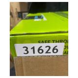 Palma 8 in. W x 12.5 in. D x 11 in. H Greenhouse Heater with Digital Thermostat, 120 sq. ft. Shed Accessories, Black