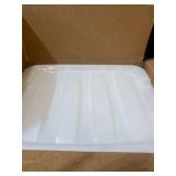 IRIS USA TB-17 19 Quart Stack & Pull Box, Multi-Purpose Storage Bin, 6 Pack, Pearl