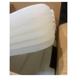 IRIS USA TB-17 19 Quart Stack & Pull Box, Multi-Purpose Storage Bin, 6 Pack, Pearl