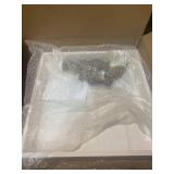 DAILY RITMO LARGE WHITE WOOD DECORATIVE DISPLAY TRAY WITH LEGS SET OF 2