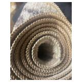 WHITE AND BROWN KITCHEN RUG