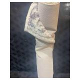 WHITE AND BROWN KITCHEN RUG