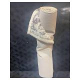 WHITE AND BROWN KITCHEN RUG