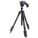 Manfrotto Compact Action Aluminum Tripod (Black)