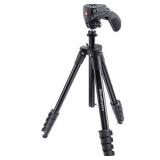 Manfrotto Compact Action Aluminum Tripod (Black)