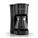 BLACK+DECKER 5-Cup* Coffee Maker, Compact Design, Black, CM0700B