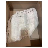 WHITE SMALL BATHROOM/KITCHEN RUG