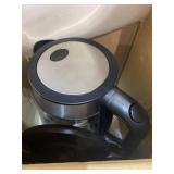 Basics Electric Glass and Steel Kettle - 1.7-Liter