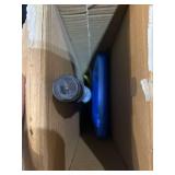 Snow Joe SJBLZD-LED 4-In-1 Telescoping Snow Broom + Ice Scraper 18-Inch Foam Head Headlights (Blue)