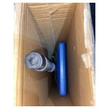 Snow Joe SJBLZD-LED 4-In-1 Telescoping Snow Broom + Ice Scraper 18-Inch Foam Head Headlights (Blue)