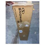 Snow Joe SJBLZD-LED 4-In-1 Telescoping Snow Broom + Ice Scraper 18-Inch Foam Head Headlights (Blue)