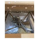 MOTINI 4 - LIGHT SILVER LANTERN PENDANT LIGHT